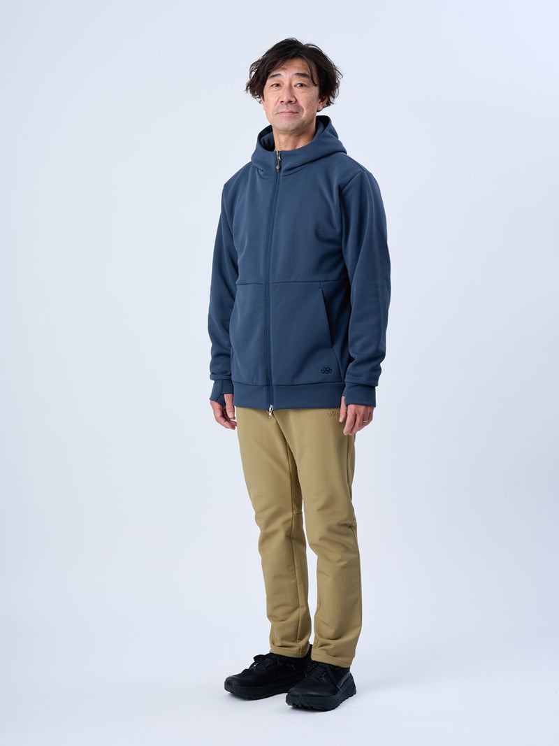 OCTA Fleece Zip Hoody 着用イメージ